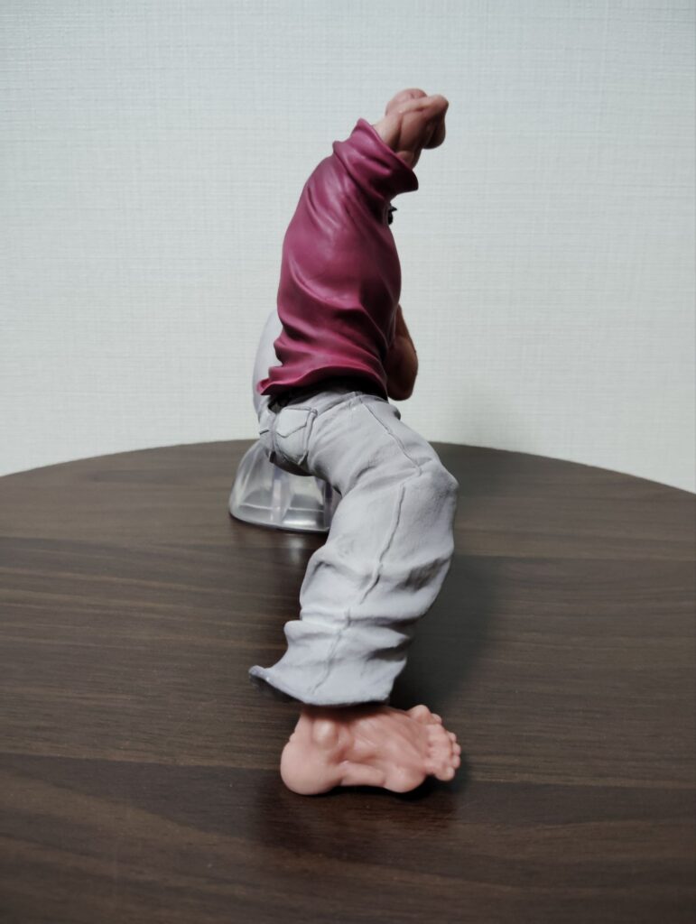 A賞 範馬刃牙 MASTERLISEッッ!フィギュアを後ろから見た全体画像