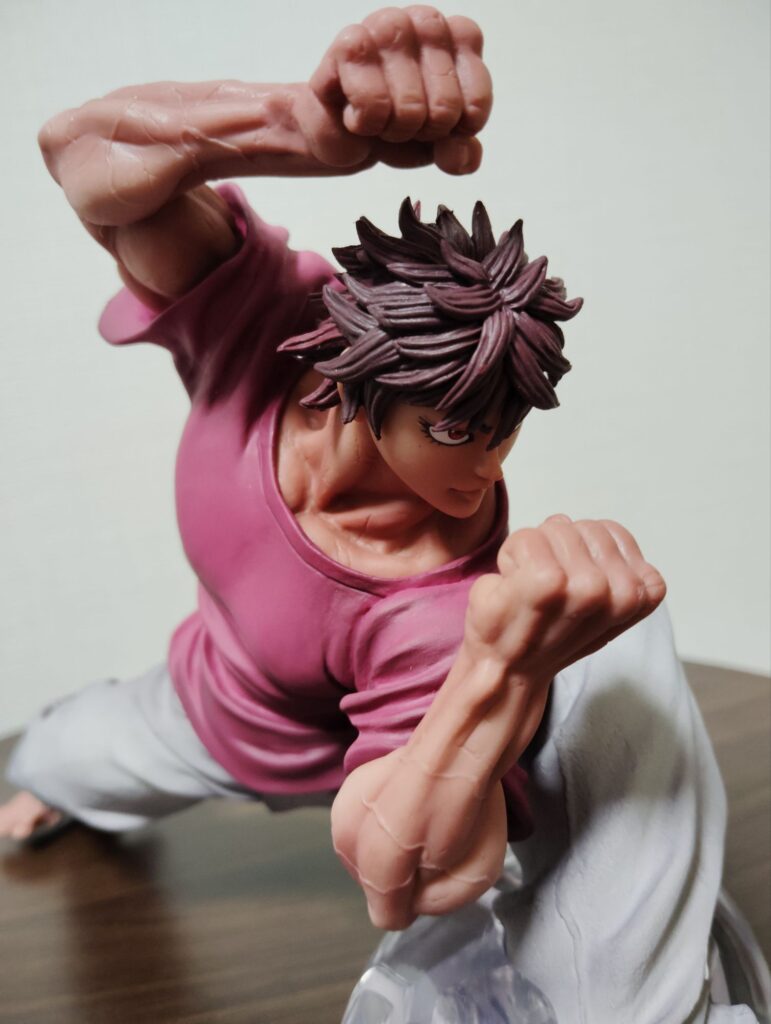 A賞 範馬刃牙 MASTERLISEッッ!フィギュアの上半身アップ画像